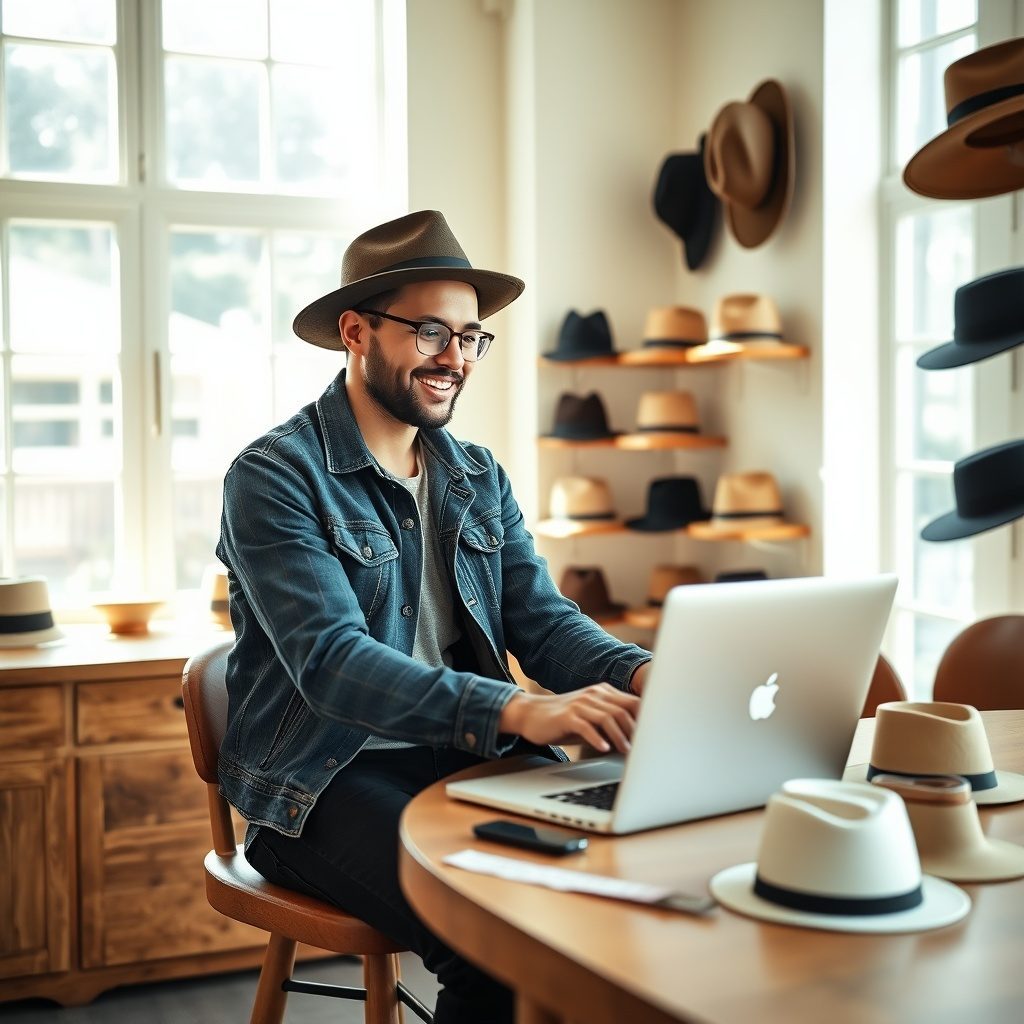 Custom hat design consultation